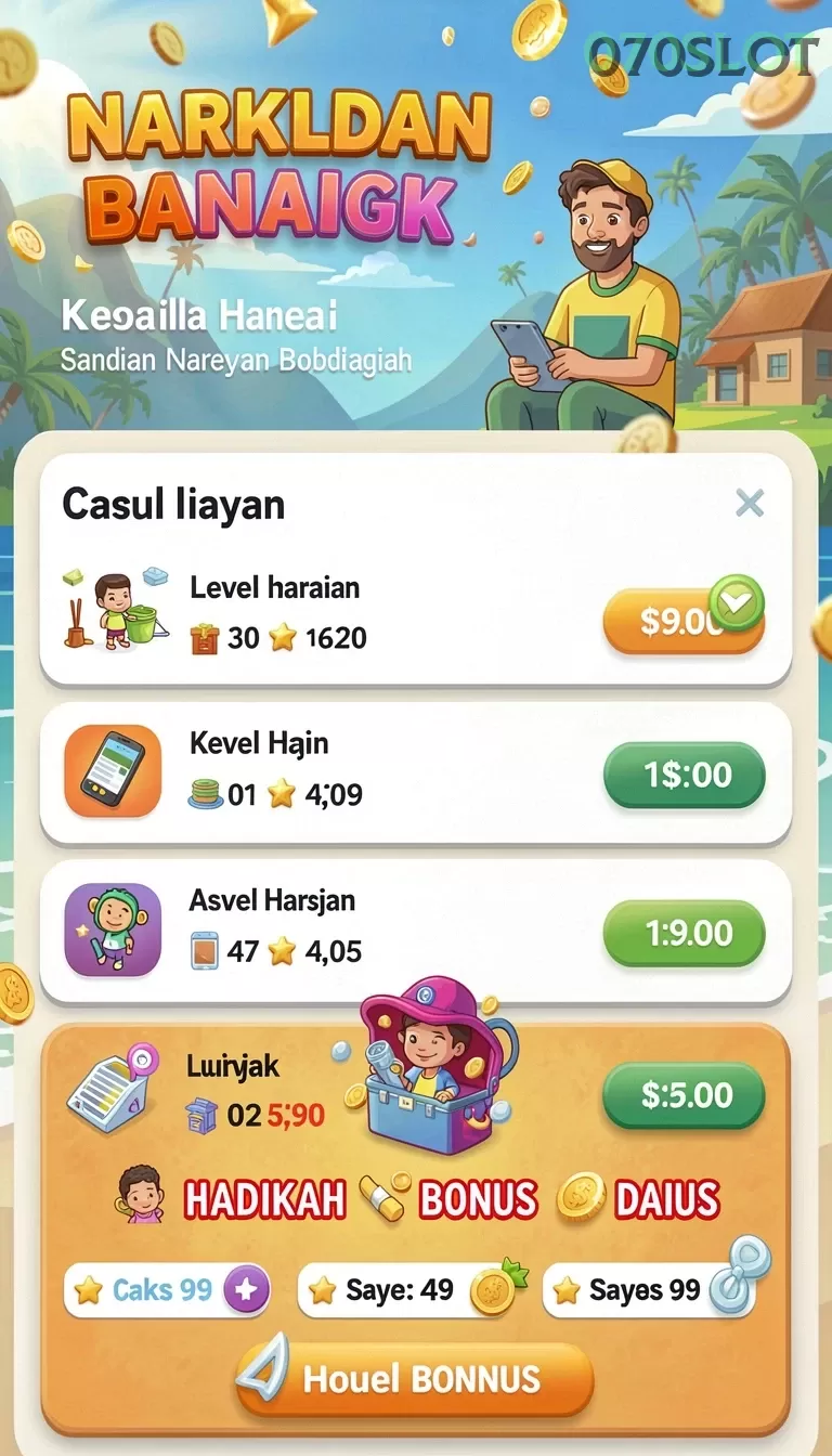 Cuplikan layar BEWOKWIN — menu navigasi